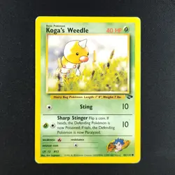 Koga's Weedle 82/132 - Gym Challenge - Pokemon Card - Image 5