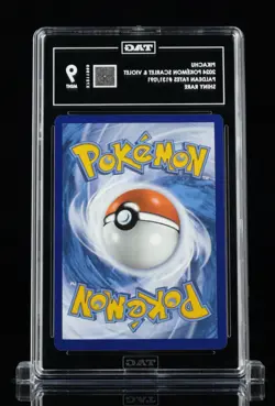 Pokemon Pikachu 131/091 SV: Paldean Fates Shiny Rare Holo TAG 9 English - Image 2