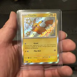 Pokemon - Paldean Fates Shiny Rare SV: Pikachu 131/091 NM - Image 1