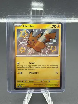 Pokemon - Paldean Fates Shiny Rare SV: Pikachu 131/091 NM - Image 1