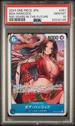2024 One Piece Japanese 500 Years In The Future Boa Hancock #051 PSA 10 GEM MINT - Image 1
