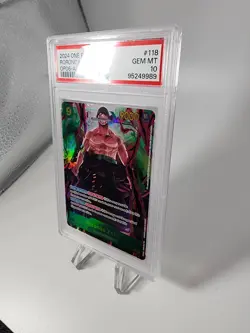 2024 One Piece OP06-118 Roronoa Zoro SEC Alternate Alt Art PSA 10 Secret Rare - Image 3
