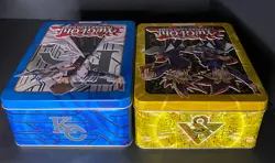 Lot of 2 EMPTY YuGiOh! 2017 Mega Tin Yugi Moto + Yami Yugi & Kaiba Konami - Image 3
