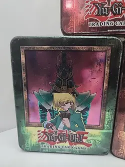 Yu-Gi-Oh! Collectible Tins Lot (3 EMPTY Tins) - 1990s - Display/Storage - Image 2