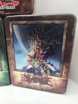 Yu-Gi-Oh! Collectible Tins Lot (3 EMPTY Tins) - 1990s - Display/Storage - Image 4