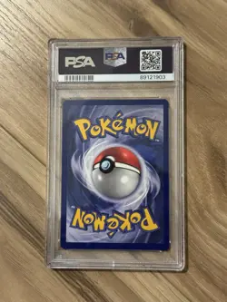 1999 POKEMON GAME PIKACHU YELLOW CHEEKS #58 PSA 8 NM-MT - Image 2