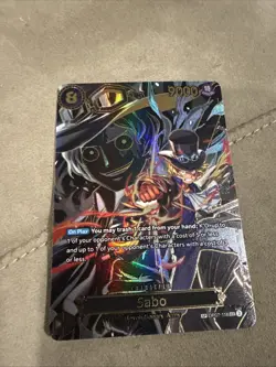 One Piece Carrying On His Will Sabo OP07-118 SP SEC Secret Rare - Image 1