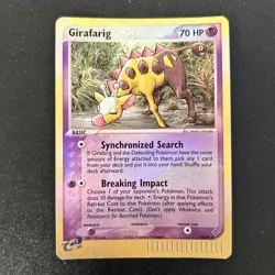 Pokemon💎Girafarig Reverse Holo💎2003 Ex Dragon 16/97 Rare Card NM/LP POKE1 - Image 1