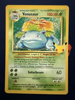 VENUSAUR 15/102 CLASSIC COLLECTION CELEBRATIONS: CLASSIC COLLECTION POKEMON - Image 1