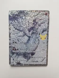 Pokemon TCG Reshiram Holo Card 113/114 Celebrations 25th Anniversary Full Art - Image 1