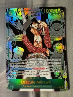 Dracule Mihawk SEC Alt (Manga) OP14-119 The Azure Sea's Seven Foil English - Image 1