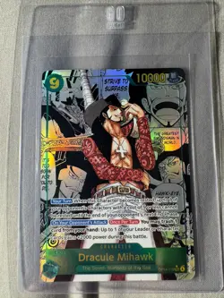 Dracule Mihawk SEC Alt (Manga) OP14-119 The Azure Sea's Seven Foil English - Image 3