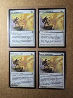 4x Gift of Immortality Theros Regular Authentic MTG Magic The Gathering - Image 1