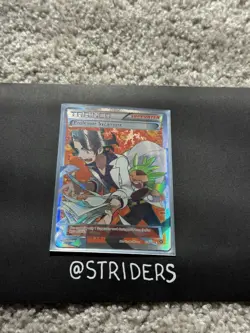 Professor Sycamore - 114/114 XY Steam Siege Ultra Rare Card Full Art Pokemon TCG - Image 1