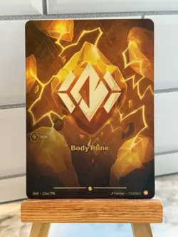 2025 League of Legends Riftbound English TCG Card Body Rune OGN·126a/298 Alt Art - Image 1
