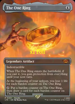 MTG The Lord of the Rings: Tales of Middle-earth LTR The One Ring MINT (SELECT) - Image 3