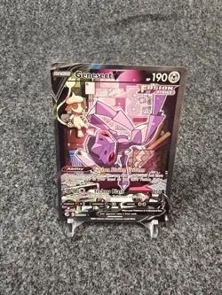 Pokemon TCG Genesect v Fusion Strike Holo Card 255/264 Full Art Alt Art MP - Image 1