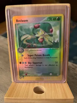 Pokemon TCG Sandstorm Breloom 33/100 Reverse Holo - Image 1
