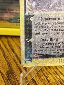 Pokemon TCG EX Sandstorm Sableye 10/100 Reverse Holo Rare LP E Reader - Image 5