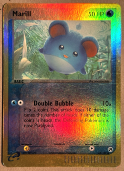 Marill Reverse Holo Sandstorm Common 68/100 Pokemon TCG - Image 3