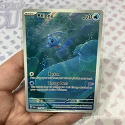Pokemon TCG Twilight Masquerade - Phione (175/167) Illustration Rare NM - Image 1