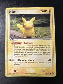 Ditto (Pikachu) [HP] 63/113 Delta Species - Non-Holo - Pokemon Card TCG 2005 - Image 1