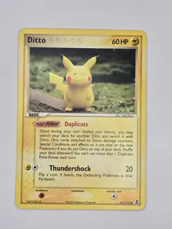 Pokemon Card TCG Ditto ( Pikachu ) 63/113 Delta Species 2005 Non-holo - Image 1
