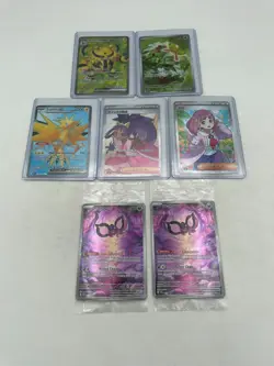 Pokemon Card Lot Of 7 *Holos & Rares* Top Loaded - Image 1
