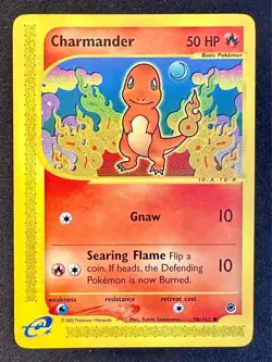 Charmander 98/165 2002 Expedition Pokemon Card TCG WOTC Vintage Non Holo - Nm - Image 1