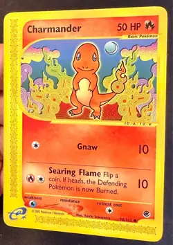 Charmander 98/165 2002 Expedition Pokemon Card TCG WOTC Vintage Non Holo - Nm - Image 2