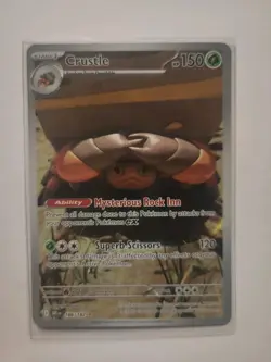 NM-Mint Crustle - 186/182 - Illustration Rare Pokemon Destined Rivals - Image 2