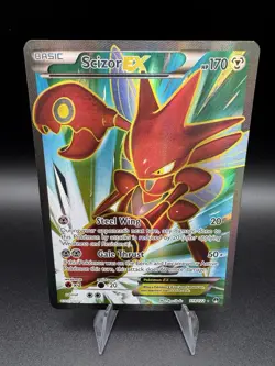 Scizor EX (Full Art) 119/122 Pokemon Breakpoint Ultra Rare Holo 2016 - Image 1