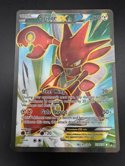 Scizor EX (Full Art) 119/122 Pokemon Breakpoint Ultra Rare Holo 2016 - Image 3