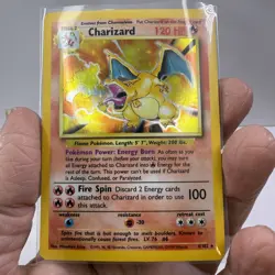 1999 Pokemon Base Set Charizard 4/102 Holo Rare Wizards of the Coast WOTC - Image 2
