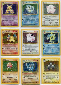 Pokemon Cards Complete 1999-2000 Copywrite 4th Print Base Set 102/102 Charizard - Image 1