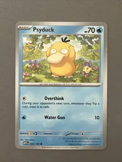 Pokemon TCG * Scarlet & Violet 151 Card * 054/165 Psyduck Common * FRESH PK - Image 1