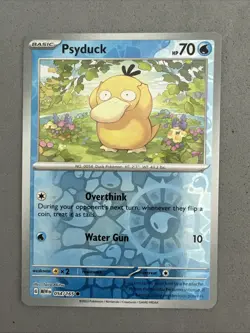Pokemon TCG * Scarlet & Violet 151 * 054/165 Psyduck C * REVERSE HOLO * NM - Image 1