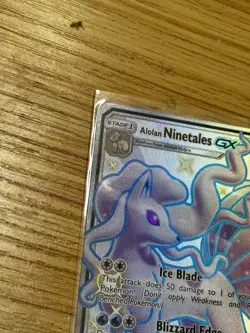 Pokemon TCG Alolan Ninetales GX Full Art Shiny SV53/SV94 Hidden Fates - Image 4