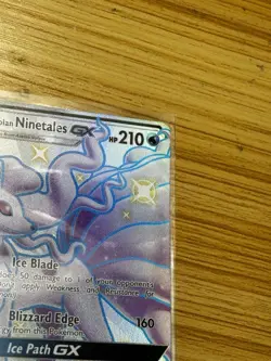 Pokemon TCG Alolan Ninetales GX Full Art Shiny SV53/SV94 Hidden Fates - Image 5