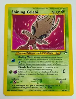 Shining Celebi Holo 106/105 Neo Destiny Secret Rare WoTC 2002 Pokemon NM #2 - Image 1