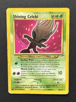 Pokemon Card - Shining Celebi Neo Destiny 106/105 Secret Rare Holo - Image 1
