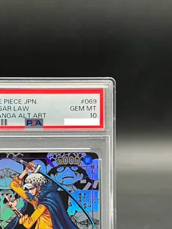 PSA 10 Trafalgar Law OP05-069 Comic Parallel Manga Art One Piece Card Japanese - Image 3