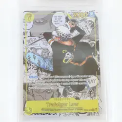 One Piece TCG Trafalgar Law Op10-119 Manga Secret Rare Alt Art BGS 9.5 - Image 2
