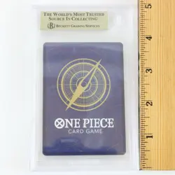 One Piece TCG Trafalgar Law Op10-119 Manga Secret Rare Alt Art BGS 9.5 - Image 4