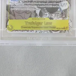 One Piece TCG Trafalgar Law Op10-119 Manga Secret Rare Alt Art BGS 9.5 - Image 5