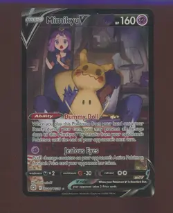 2022 Pokemon Brilliant Stars Trainer Gallery Ultra Rare #TG16/TG30 Mimikyu V - Image 1