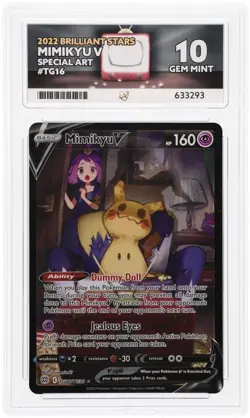 Mimikyu V TG16/TG30 Brilliant Stars Pokemon TCG 2022 - ACE 10 - Image 1