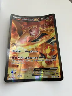 Charizard EX XY121 Holo Rare JUMBO Black Star Promo Vintage Pokemon Cards TCG NM - Image 1