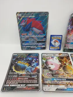 Pokemon Jumbo Promo Cards GX Bundle x5 Zoroark Darkrai Bewear Marshadow Guzzlord - Image 2