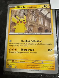 Pikachu Museum Jumbo Promo Card & Pokeday Pikachu 2026 Pair Pokemon Cards - Image 2
